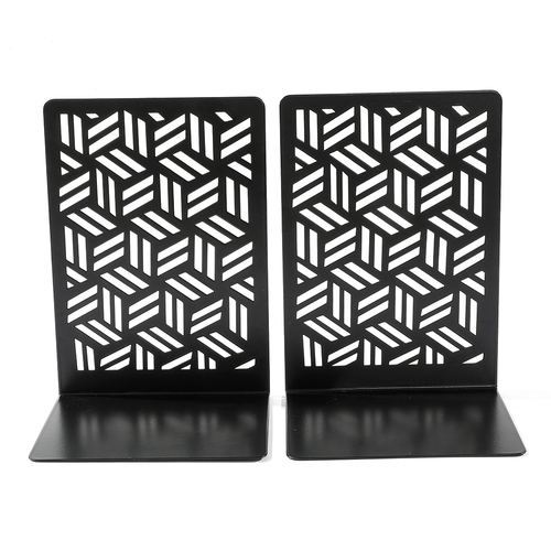 2 Piece Crafted Door Book Ends Heavy Duty Bookends